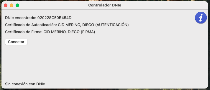 Conexión con DNIe